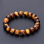 Tiger Eye Bracelet, Men's and Women's Chain Bracelet, Protection Against Negative Energies, Relaxation, Stress Reduction