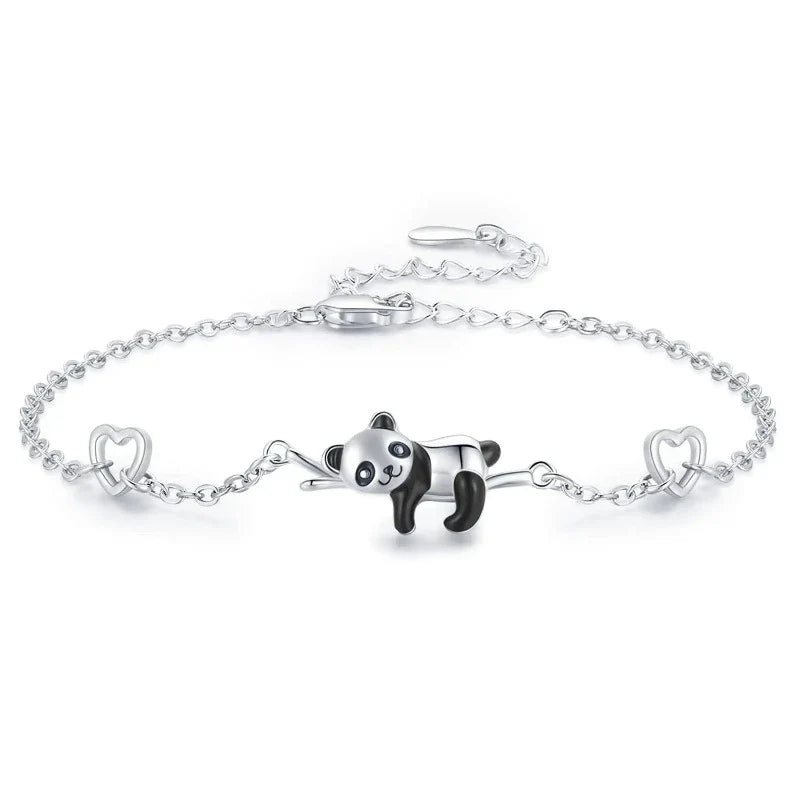 Panda Silver Bracelet