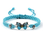 Blue Sky Blue Butterfly Bracelet