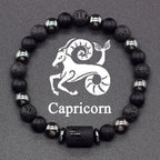 Zodiac Sign Beaded Bracelet 12 Constellations capricorn