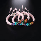 7 Chakra Rose Stone Bracelet