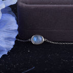 Moonstone Bracelet in Sterling Silver Fertility Chain