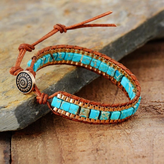Jasper Turquoise Stone Bracelet