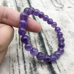 Natural Stone Amethyst Bracelet
