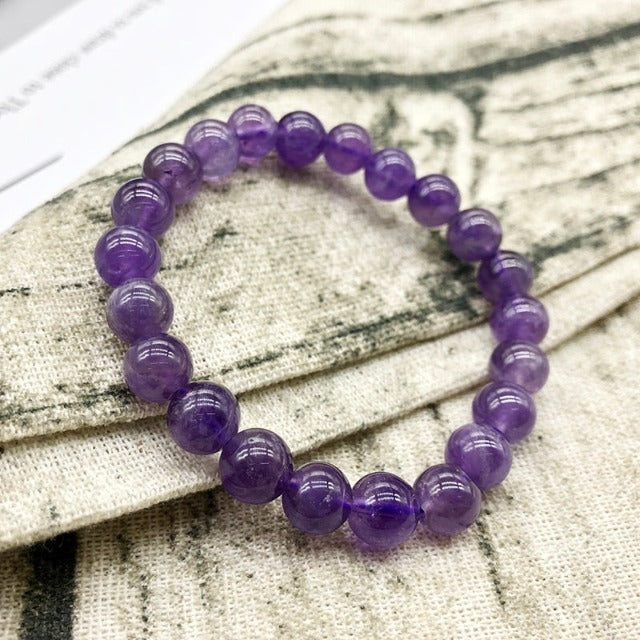 Natural Stone Amethyst Bracelet