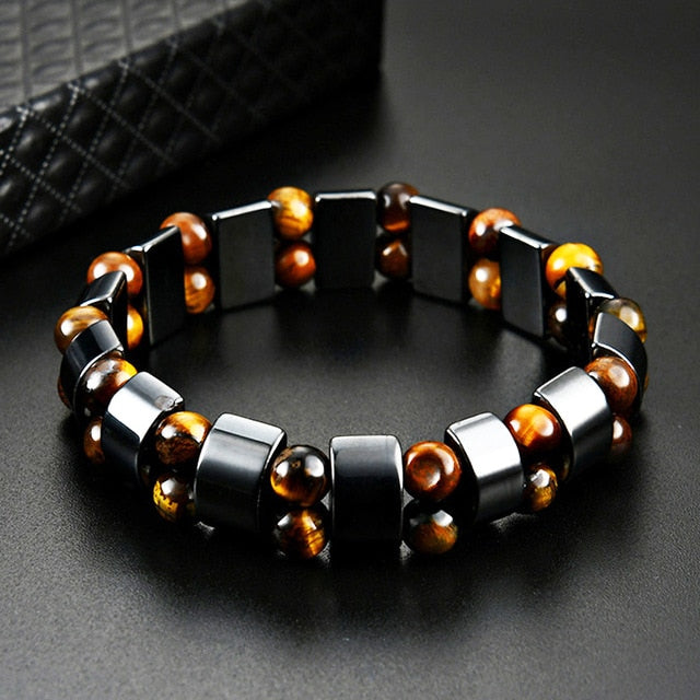 Tiger’s Eye Stone Bracelet Men’s Chain Bracelet