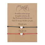 Bracelet for Loving Couple (Set of 2 Bracelets) heart