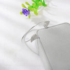 Women's bracelet angel wings silver