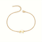 Personalized Bracelet for Women with Gold Initial z
