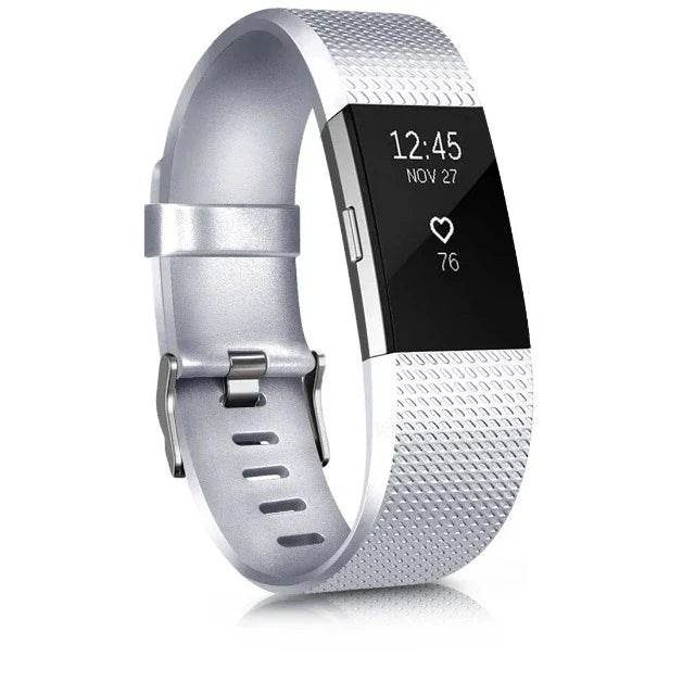 Fitbit Charge 2 silver band