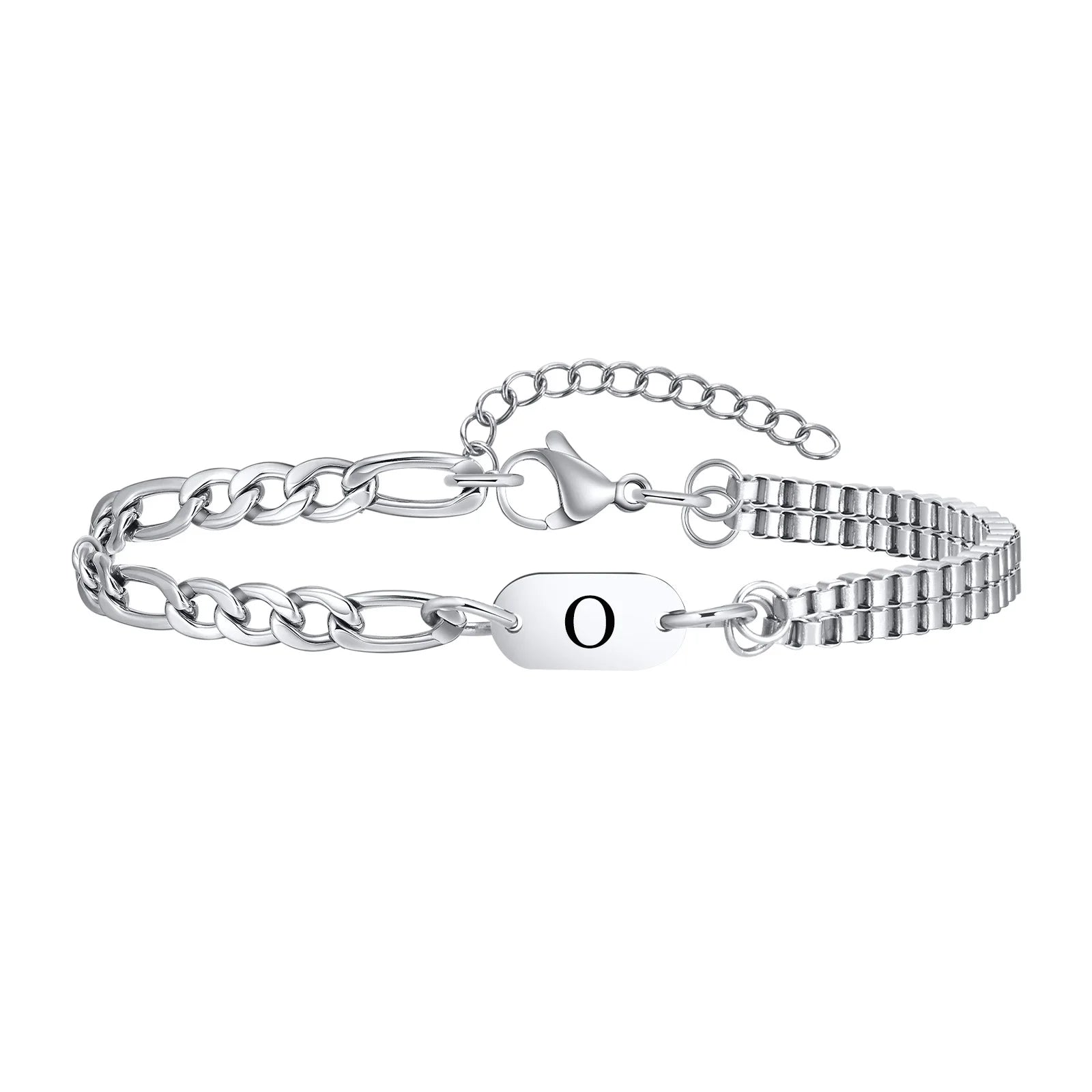 Men's initial bracelet o