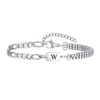 Men's initial bracelet w