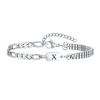 Men's initial bracelet x