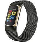 Bracelet for Fitbit Charge 3 Charge 4 Charge 5 black watch
