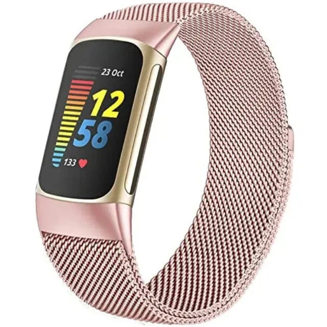 Bracelet for Fitbit Charge 3 Charge 4 Charge 5 pink watch