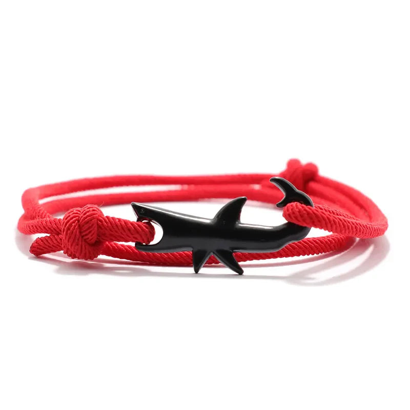 Black Shark Bracelet red
