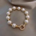 Retro Pearl and Zircon Bracelet