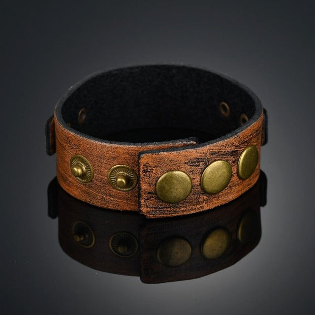 Scandinavian Leather Men's Bracelet