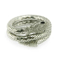 Triple Snake Bracelet Women Silver