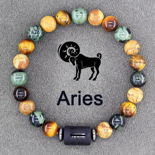 Zodiac Sign Bracelet 12 Constellations Aries
