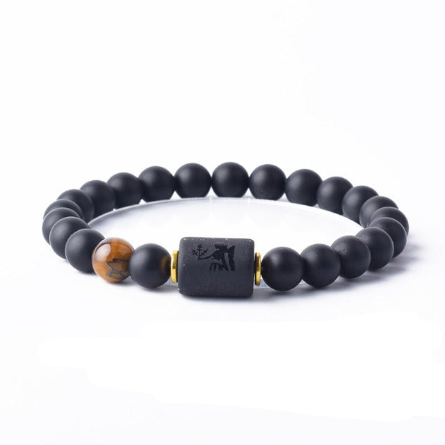 Zodiac Sign Bracelet 12 Constellations Chain Bracelet Men Women Astrology