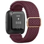 Super Stretch Fitbit Versa 1 Versa 2 Versa Lite Watch Band burgundy