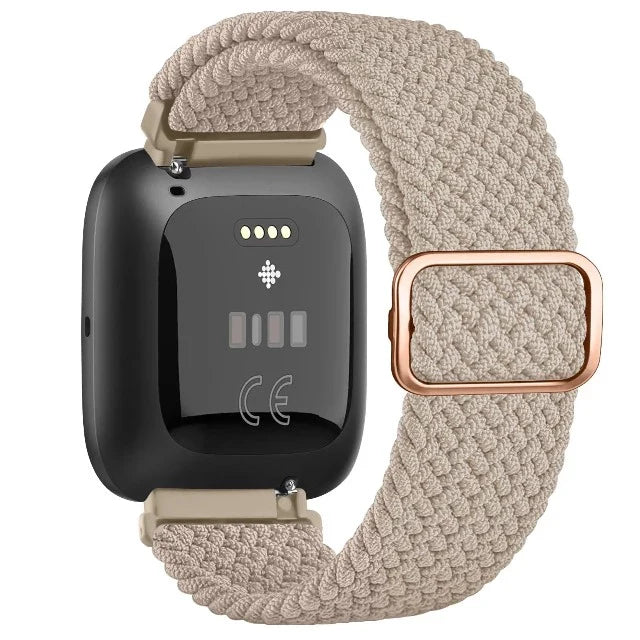 Super Stretch Fitbit Versa 1 Versa 2 Versa Lite Watch Band café au lait