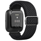 Super Stretch Fitbit Versa 1 Versa 2 Versa Lite Watch Band black