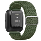 Super Stretch Fitbit Versa 1 Versa 2 Versa Lite Watch Band army green