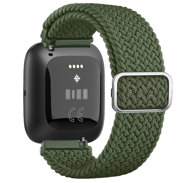 Super Stretch Fitbit Versa 1 Versa 2 Versa Lite Watch Band army green