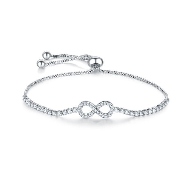 Infinity Symbol Bracelet Silver