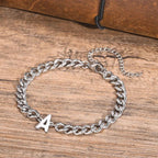 Twisted Initial Bracelet