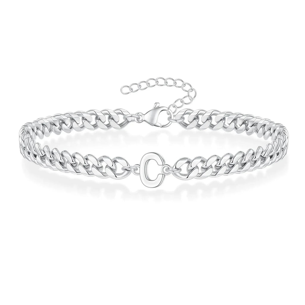 Twisted Initial Bracelet c
