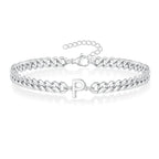 Twisted Initial Bracelet p