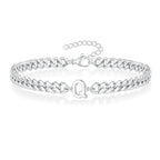 Twisted Initial Bracelet q