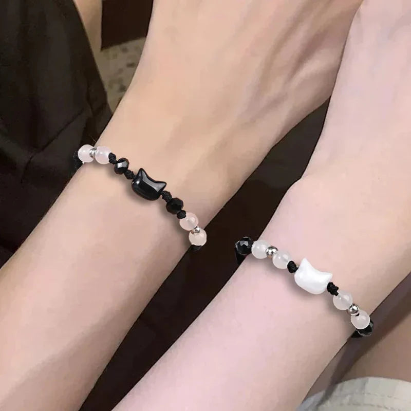 Braided Cat Moonstone Bracelet 2