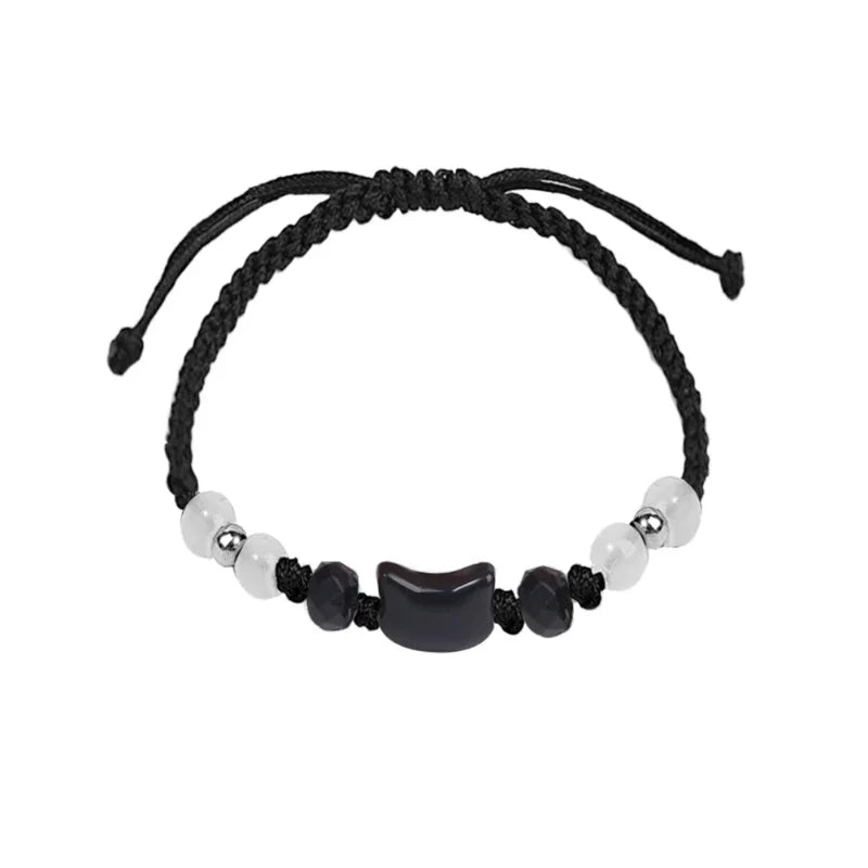 Braided Cat Moonstone Bracelet 2