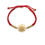 Women's Colored Metatron's Cube Bracelet Red