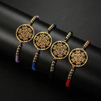 Women's Colored Metatron's Cube Bracelet Red