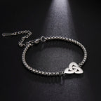 Triquetra Bracelet Irish Trinity Knot silver