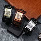 Viking Bracelet Fenrir Wolf Rose Gold
