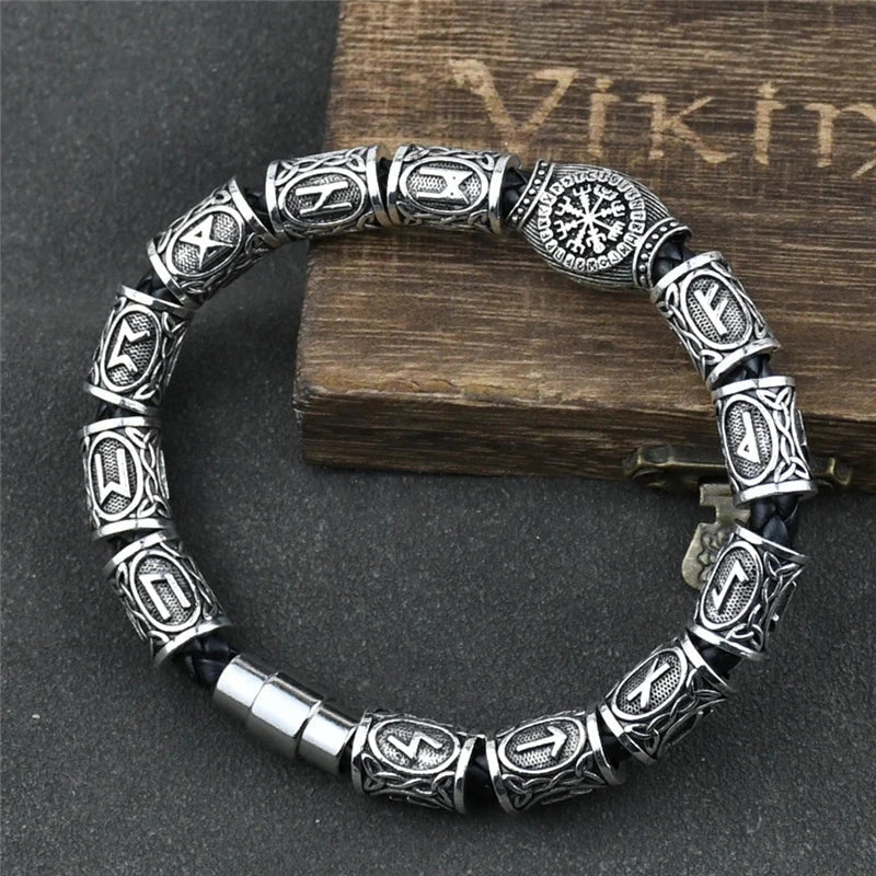 Viking Bracelet Celtic Runes Silver