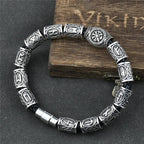Viking Bracelet Celtic Runes Silver