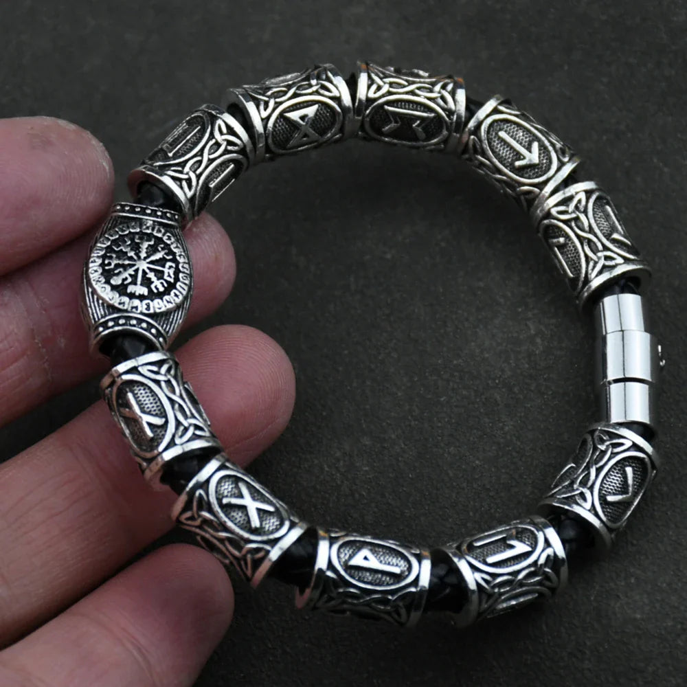 Viking Bracelet Celtic Runes Silver