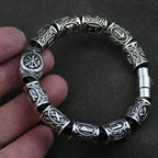 Viking Bracelet Celtic Runes Silver