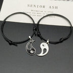 Separable Yin Yang Couple Bracelet