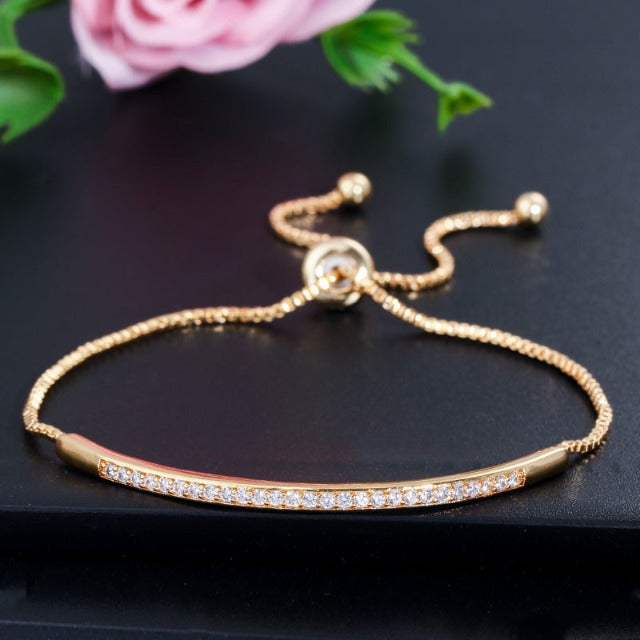 Bracelet with Zircon Woman