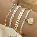 Bohemian Style Bracelets white