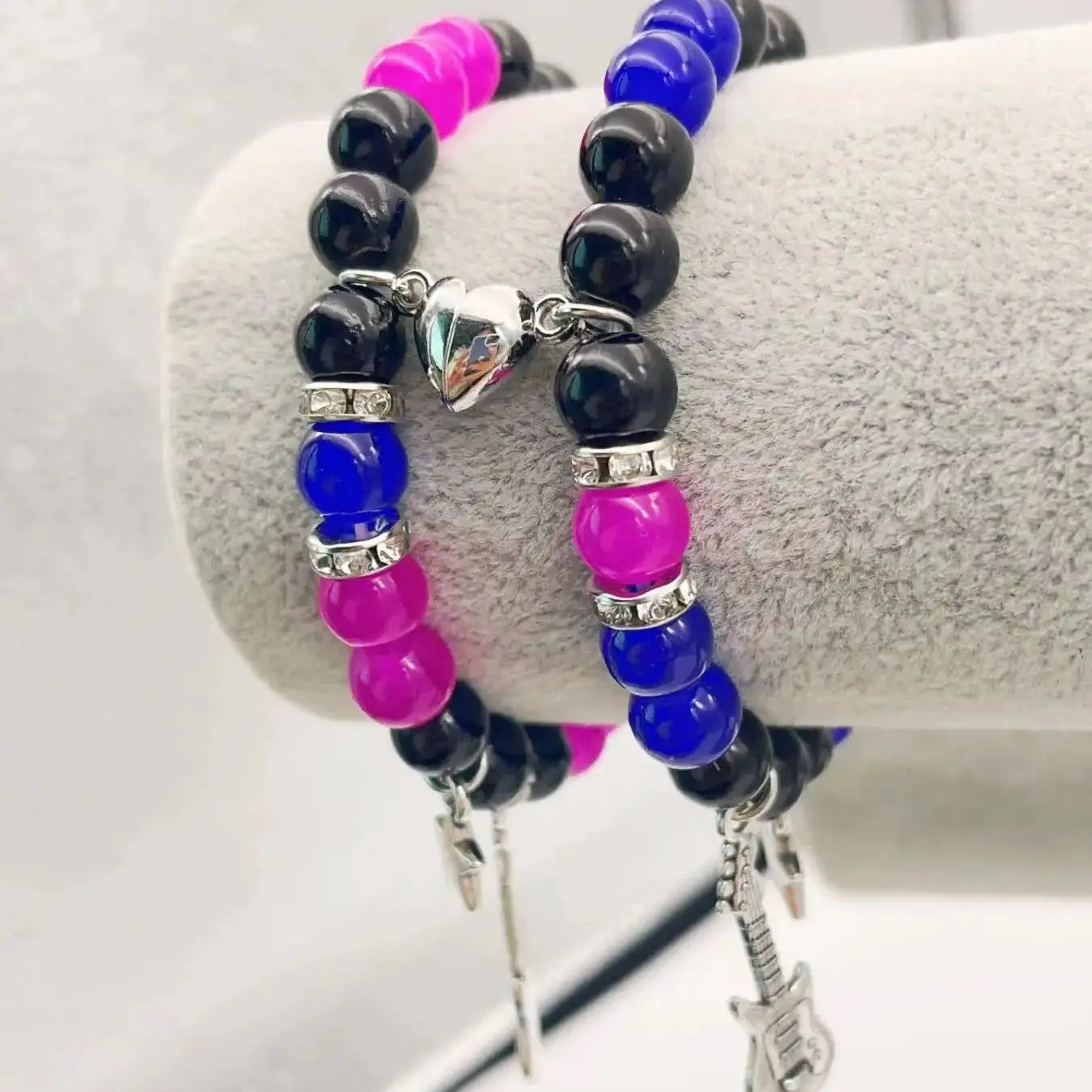 Couples Guitar Magnetic Bracelet