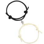 Couples and Friends Bracelets Magnetic Heart Chain Bracelet 6